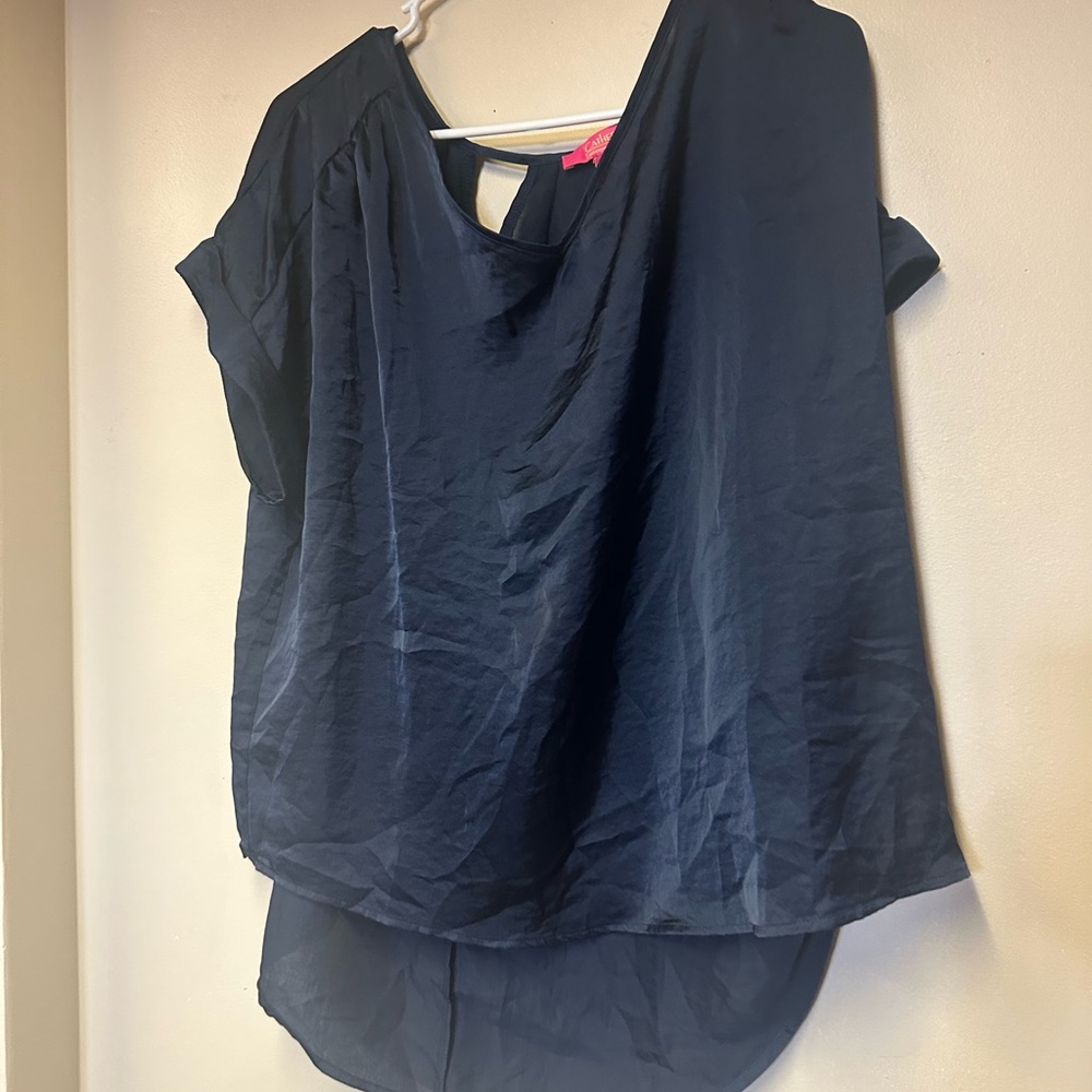 Catherines Dark Blue Women's Blouse‎